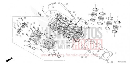 CULASSE CB650RACR de 2024